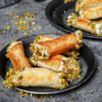 Lemon Pistachio Cannoli