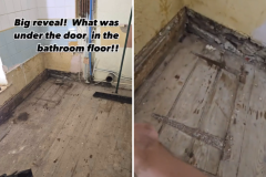 Female Renovating Bathroom Moves Tub, Finds Hidden ‘Trap Door’ In The Floor