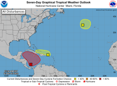 Typhoon center tracking 3 disruptions in Atlantic, one with ‘high opportunity of advancement’