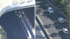 Male eliminated in motorbike and vehicle crash crash on Sydney’s M7