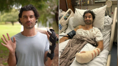 Australian yoga trainer hurt by masked trespasser armed with a ‘big knife’ who broke into his home