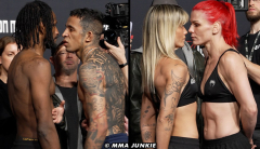 UFC Fight Night 247 complete battle card faceoff video highlights, picture gallery