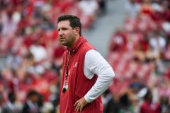 Alabama OC Nick Sheridan remarks on coming down to field throughout LSU win