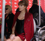 ‘Stay back, PLEASE.’ Taylor Swift sweetly remedies a security guard at Chiefs videogame arrival