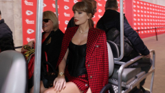 ‘Stay back, PLEASE.’ Taylor Swift sweetly remedies a security guard at Chiefs videogame arrival