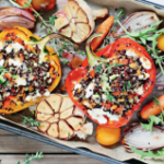 Capsicum Stuffed with Quinoa & Sheep’s Feta