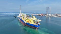 Out with the old FPSO after 8 years, in with the brand-new one at oil field overseas Brazil