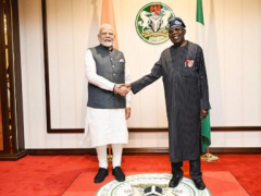 Indian and Nigerian leaders promise morepowerful security ties and assistance for Global South