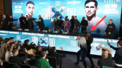 Video: Chaos emerges as Darren Till, Tommy Fury get into press conference skirmish