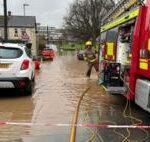 Houses flooded and travel interrupted by Storm Bert