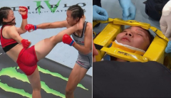 UFC Fight Night 248 video: Ming Shi’s outrageous head kick sendsout Xiaocan Feng out on stretcher