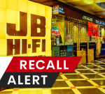 Immediate recall released for portable DVD gamers offered at JB Hi-Fi due to fire threat