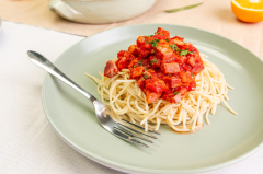 Leftover Prosciutto Cotto & Tomato Pasta