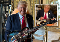 Trump’s brand-new line of guitars might lead to all sorts of legal difficulty — there’s currently a cease-and-desist order from Gibson