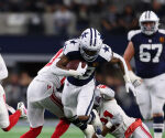 Cowboys trip Rico Dowdle to 27-20 win over Giants on Thanksgiving