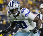 Cowboys injuries: Rookie left takeon Tyler Guyton exposes he has high ankle sprain