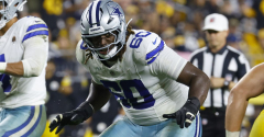 Cowboys injuries: Rookie left takeon Tyler Guyton exposes he has high ankle sprain