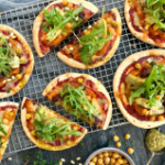 Pumpkin & Chickpea Vegetarian Mini Pizzas