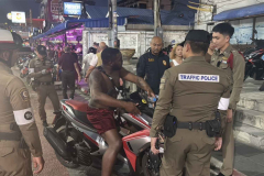 Pattaya visitor swallowed traffic ticket