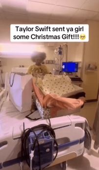 Taylor Swift surprises fan who called her outfit ‘tea’ with the same nearly $5K Miu Miu set for Christmas