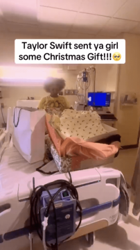 Taylor Swift surprises fan who called her outfit ‘tea’ with the same nearly $5K Miu Miu set for Christmas