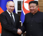 North Korea’s Kim hails ‘comrade’ Putin in New Year’s greeting