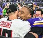 Justin Jefferson was so excited to reunite with Kirk Cousins in a wholesome mic’d-up exchange