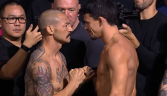 Video: UFC on ESPN 63 ceremonial weigh-in faceoffs with Cub Swanson, Manel Kape, more