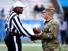 Celebration Bowl referee salutes military veterans before penalty wiping out Jackson State TD