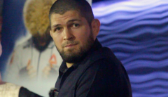 Khabib Nurmagomedov reacts to UFC champ Ilia Topuria’s planned move to lightweight