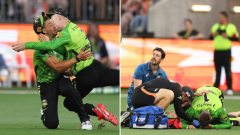 Daniel Sams posts personal health update after horrific BBL collision with Cameron Bancroft