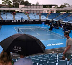 Australian Open forced to halt play just one hour into opening day