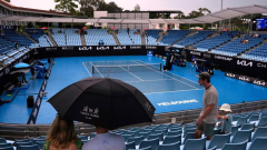 Australian Open forced to halt play just one hour into opening day