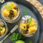 Ghanaian Creamy Rice with Tropical Fruits