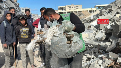 Palestinians find dozens of bodies under rubble in Gaza