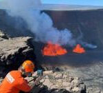 Toddler nearly runs off cliff at Hawaii volcano