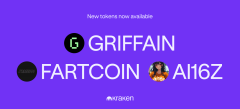 AI16Z, FARTCOIN and GRIFFAIN are now available for trading!