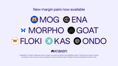 Expanded margin pairs available for MOG, ENA, MORPHO, GOAT, FLOKI, ONDO and KAS!