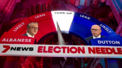 7NEWS Election Needle: Knife-edge poll is a ‘toss-up’, with Anthony Albanese slightly ahead