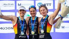 Tertsch leads the way as Germany’s women rewrite record books at WTCS Abu Dhabi