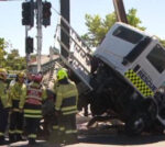 Sea squadron truck knocks out power to hundreds of residents across Adelaide’s south after colliding with an electricity pole