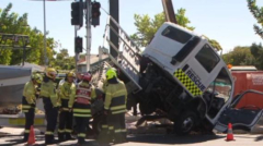 Sea squadron truck knocks out power to hundreds of residents across Adelaide’s south after colliding with an electricity pole