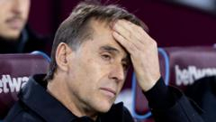 West Ham sack Lopetegui and hold talks with Potter