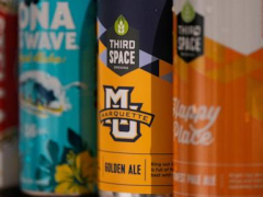 College sports put a twist on team spirit, with signature brews at games and grocers