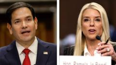 Watch key moments from Rubio and Bondi’s Trump cabinet confirmation hearings