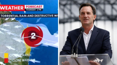 AFL urged to act quickly on season opener as cyclone threatens ‘dangerous situation’ in Brisbane