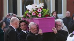 Stars remember ‘fun, bubbly’ Linda Nolan at singer’s funeral