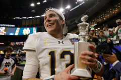 Riley Leonard says goodbye to Notre Dame with animated message