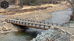 Bridges Made of Railcars Reconnecting North Carolina After Hurricane Helene (Video)