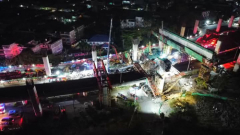 Five killed, 27 injured in beam collapse on Rama 2 Road